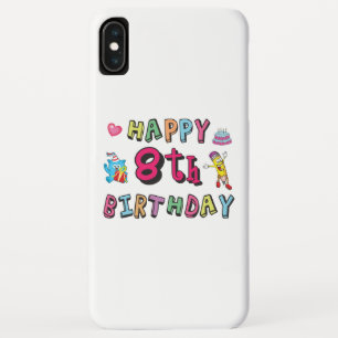 Alles Gute zum 8. Geburtstag. 8 Jahre täglich. Case-Mate iPhone Hülle