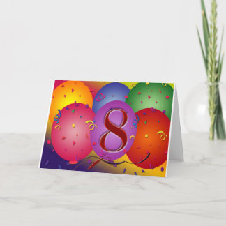 Alles Gute zum 8. Geburtstag! Karte