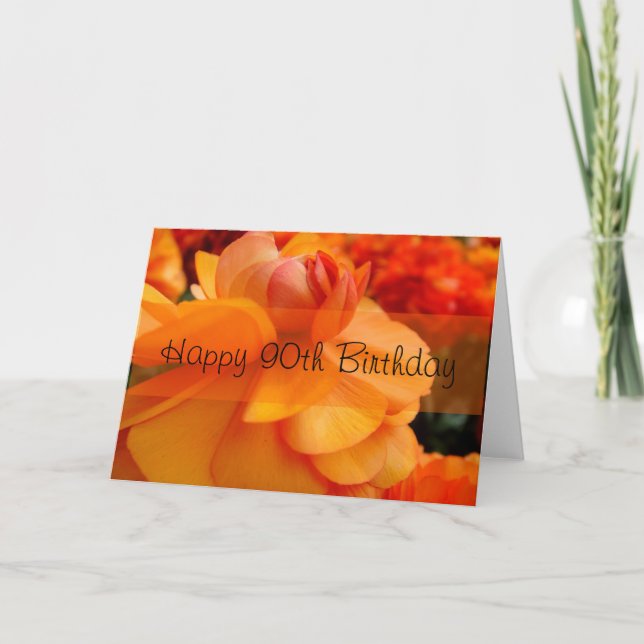 Alles Gute zum 90. Geburtstag Karte (Vorderseite)