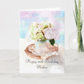 Alles Gute zum 90. Geburtstag Mutter Karte