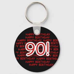 Alles Gute zum 90. Geburtstag Schlüsselanhänger