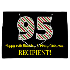 Alles Gute zum 95. Geburtstag & Frohe Weihnachten, Große Geschenktüte