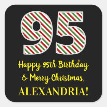 Alles Gute zum 95. Geburtstag & Frohe Weihnachten,
