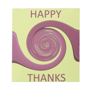 Alles Gute zum Erntedanken Text Art Design. Notizblock