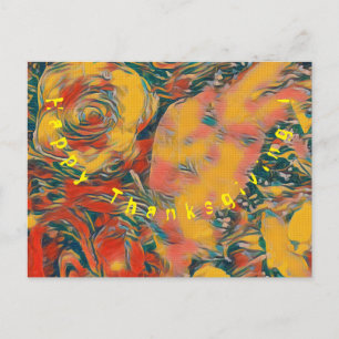 Alles Gute zum Erntedankfest! Feiertagspostkarte