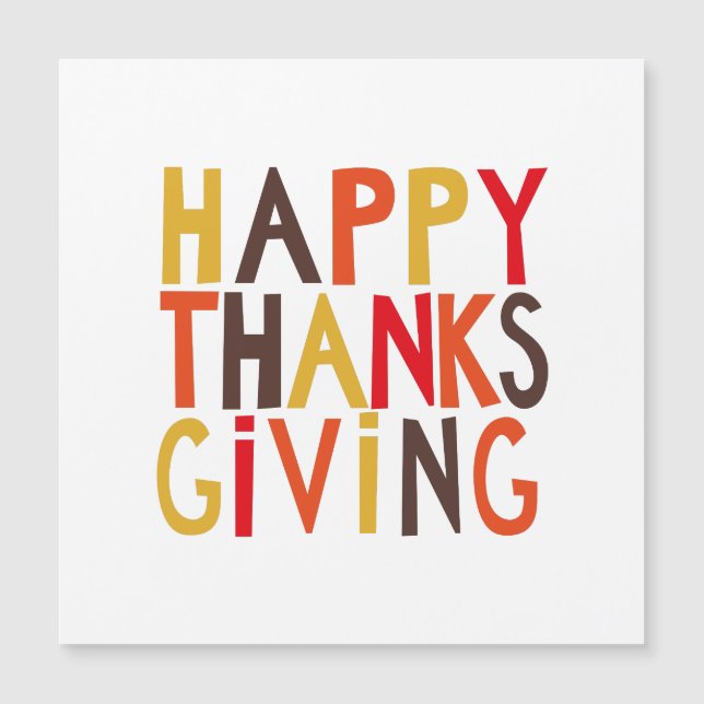 Alles Gute zum Erntedankfest! Magneteinladung (Vorderseite)