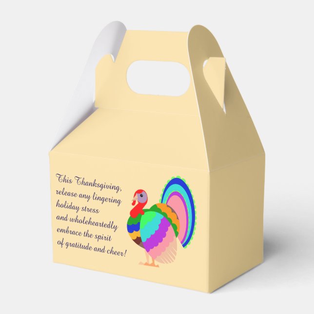 Alles Gute zum Erntedankfest. Polnische Blume. Geschenkschachtel (Rückseite)