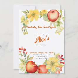 Alles Gute zum ersten Geburtstag! Party zum 1. Jah Einladung