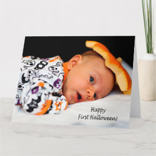 Alles Gute zum ersten Halloween! Karte
