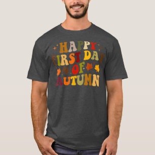 Alles Gute zum ersten Herbsttag, Niedlicher Herbst T-Shirt