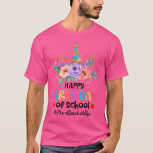Alles Gute zum ersten Schultag Magisches Einhorn-T T-Shirt