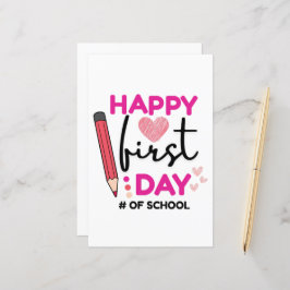 Alles Gute zum ersten Schultag, Niedliche Herzen