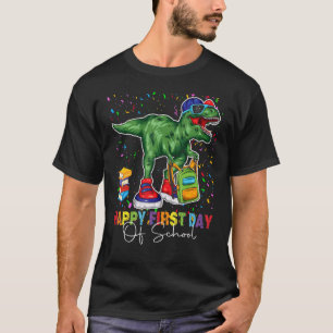 Alles Gute zum ersten Schultag zurück zu den Dinos T-Shirt