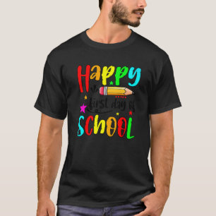 Alles Gute zum ersten Schultag zurück zum Lehrer T-Shirt