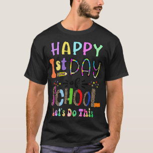 Alles Gute zum ersten Schultag zurück zum Schulleh T-Shirt