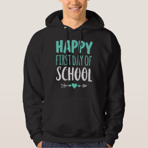 Alles Gute zum ersten Schultag zurück zur Schule 1 Hoodie
