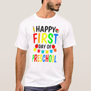Alles Gute zum ersten Tag der Preschool Design Pre T-Shirt
