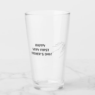 Alles Gute zum ersten Tag des Vaters Glas