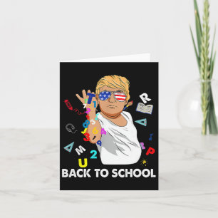 Alles Gute zum ersten Tag Lehrer Trump Ck an die S Karte