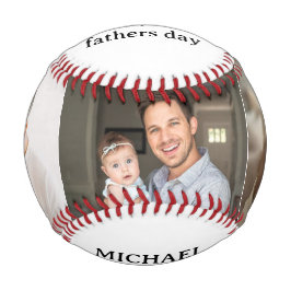 Alles Gute zum ersten Vatertag personalisierter Na Baseball