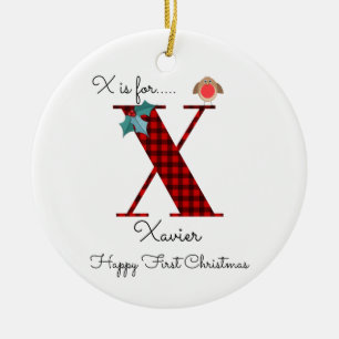 Alles Gute zum ersten Weihnachten x lumberjack Rob Keramik Ornament