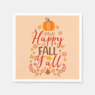 Alles Gute zum Fall Serviette