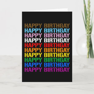 Alles Gute zum Geburtsgay Karte