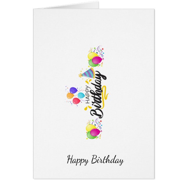 ALLES GUTE ZUM GEBURTSTAG (Vorne)