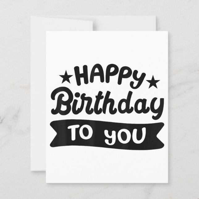 Alles Gute zum Geburtstag (Vorderseite)