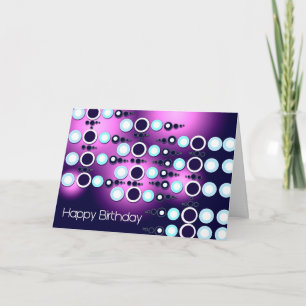 Alles- Gute zum Geburtstag80er Retro Karte