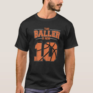 Alles Gute zum Geburtstag 10. 10. Geburtstag Baske T-Shirt