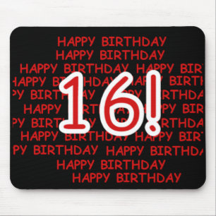 Alles Gute zum Geburtstag 16 Mousepad