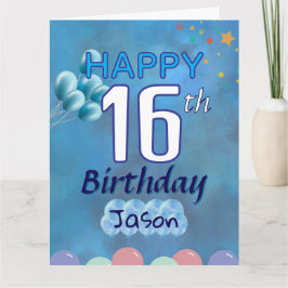 Alles Gute zum Geburtstag, 16. Teenager Karte