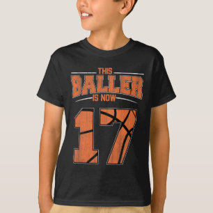 Alles Gute zum Geburtstag 17 Jahre alt Bysketbyll T-Shirt