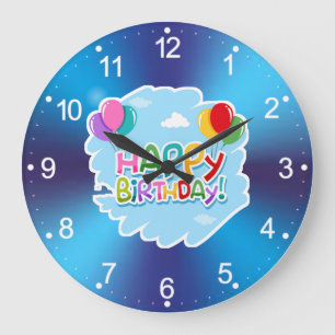 Alles Gute zum Geburtstag!-23769 Große Wanduhr