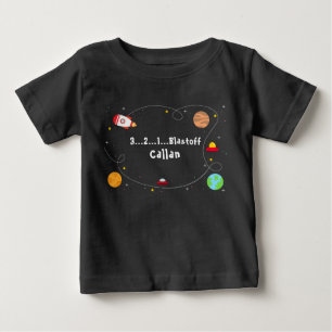 Alles Gute zum Geburtstag 3...2...1...Blastoff-T - Baby T-shirt