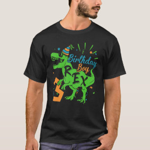 Alles Gute zum Geburtstag 3 Jahre alter Junge Dino T-Shirt