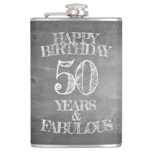Alles Gute zum Geburtstag - 50 Jahre & Fabelhaft Flachmann
