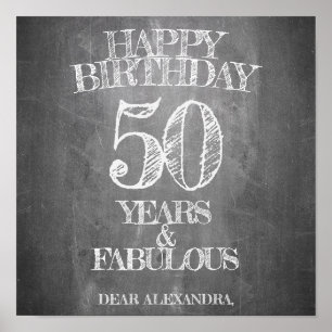Alles Gute zum Geburtstag - 50 Jahre & Fabelhaft Poster