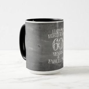 Alles Gute zum Geburtstag - 60 Jahre & Fabelhaft i Tasse