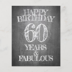 Alles Gute zum Geburtstag - 60 Jahre & Fabulous in