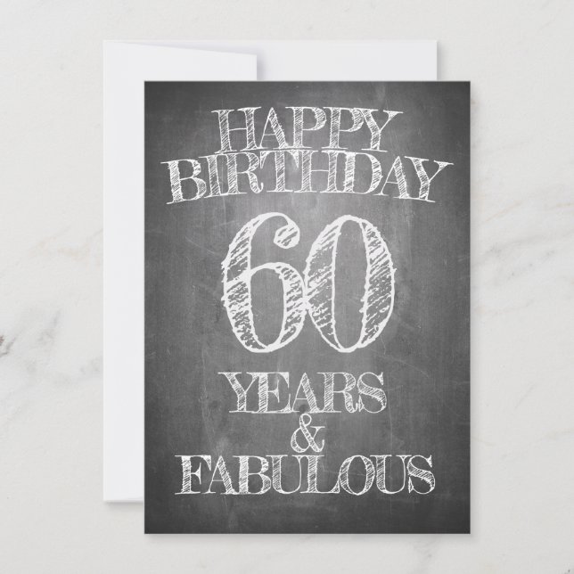 Alles Gute zum Geburtstag - 60 Jahre & Fabulous in (Vorderseite)