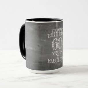 Alles Gute zum Geburtstag - 60 Jahre & Fabulous in Tasse