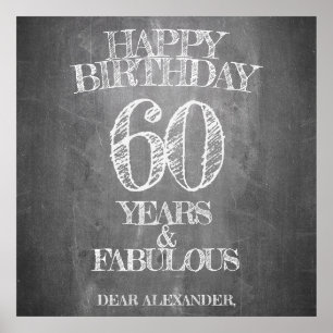 Alles Gute zum Geburtstag - 60 Jahre & Fantastisch Poster