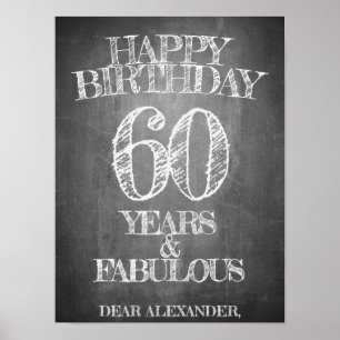Alles Gute zum Geburtstag - 60 Jahre & Fantastisch Poster