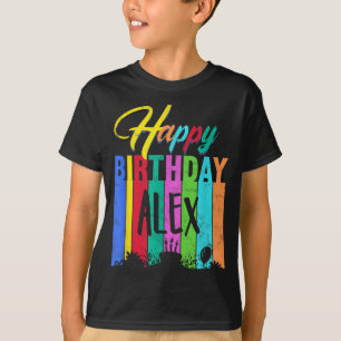 Alles Gute zum Geburtstag Alex Personalisierter Na T-Shirt