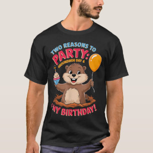 Alles Gute zum Geburtstag am Tag des Murmeltieres T-Shirt