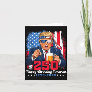 Alles Gute zum Geburtstag Amerika 1776 bis 2026 25 Karte