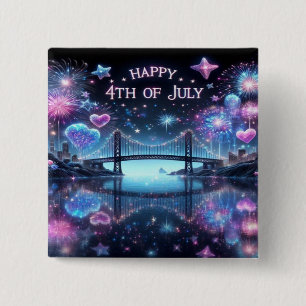 Alles Gute zum Geburtstag Amerika Button