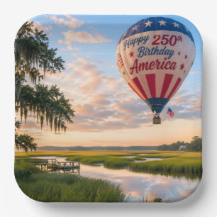Alles Gute zum Geburtstag Amerika Lowcountry Heißl Pappteller